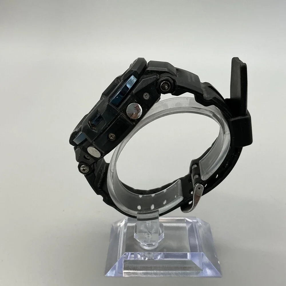 Casio G-Shock GA-1000 Mens Watch 52mm Black Blue Digital Twin Sensor New Battery